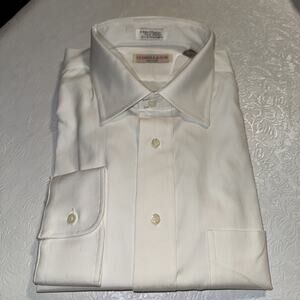 Vintage Culwell & Son Fine Shirtmaker’s Dallas 2 X 2 Cotton Oxford US Made Sz 17